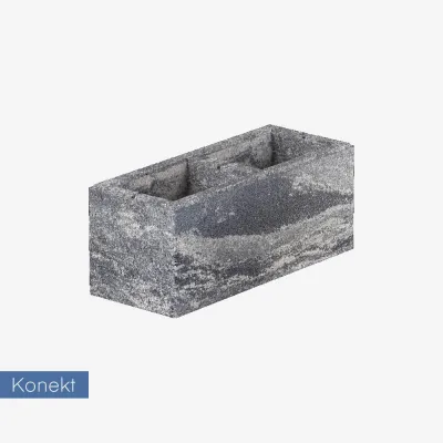 Bloczek na mur / słupek / podmurówkę Konekt Boka 50x20x20 cm - grå