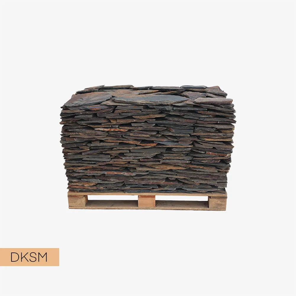 Łupek - naturalny kamień na elewacje. Grubość 1-3 cm. Frakcja 15-40 cm