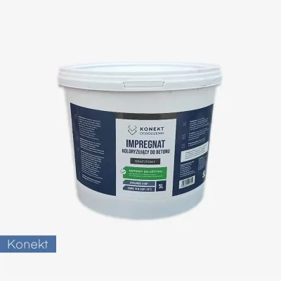 Impregnat koloryzujący do betonu: płot, kostka, drewno.  1 lub 5L
