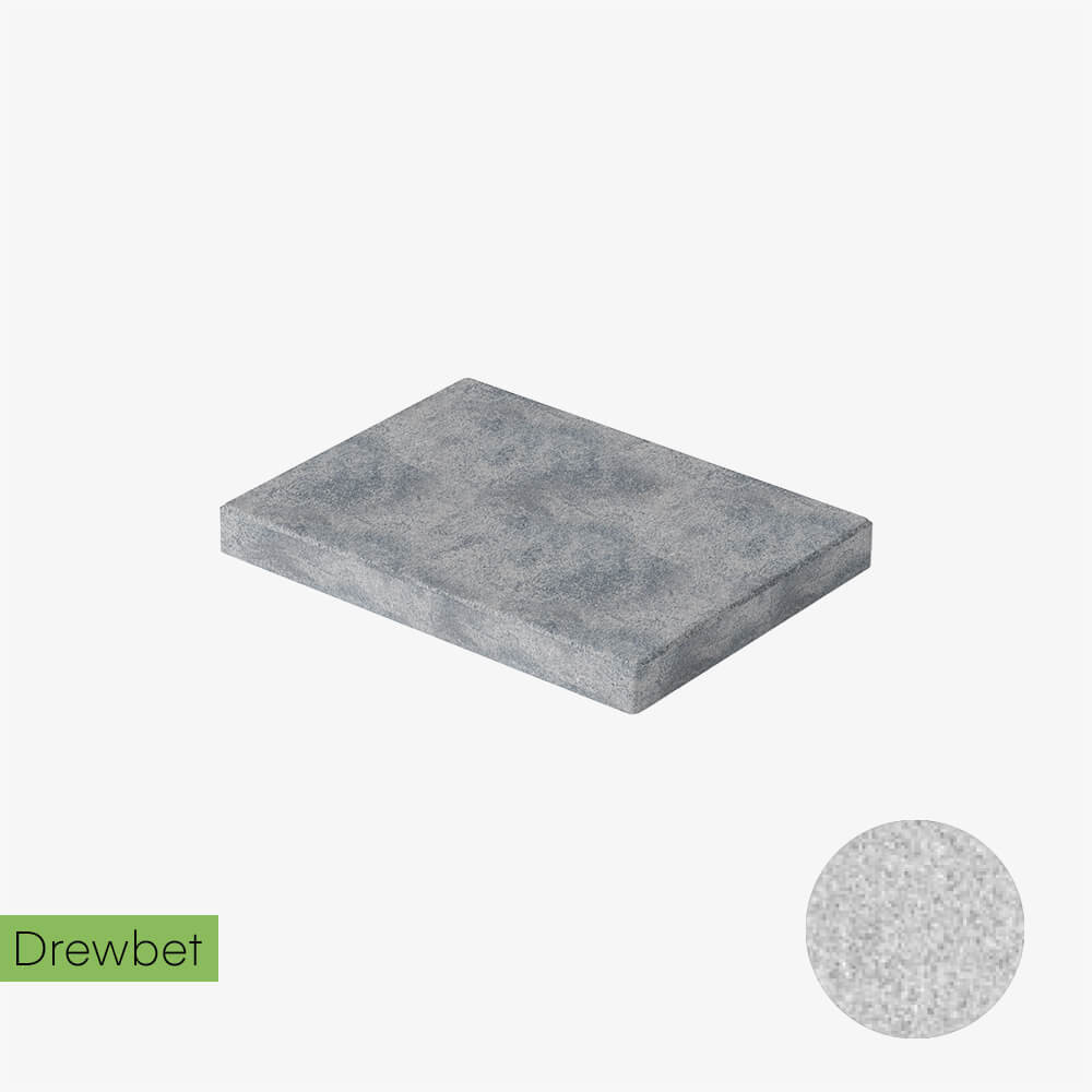 Daszek słupkowy Drewbet Cubo E2 5x50x38 cm biały