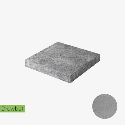 Daszek słupkowo-podmurówkowy Drewbet Cubo mini E4 5x38x38 cm platynowy