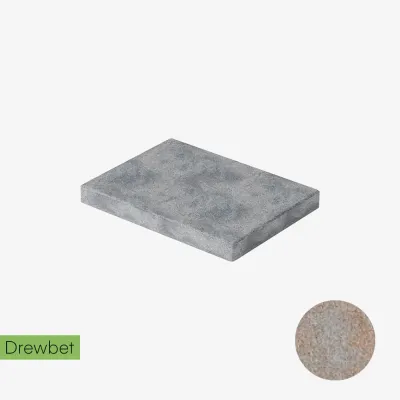 Daszek słupkowy Drewbet Cubo E2 5x50x38 cm piaskowy