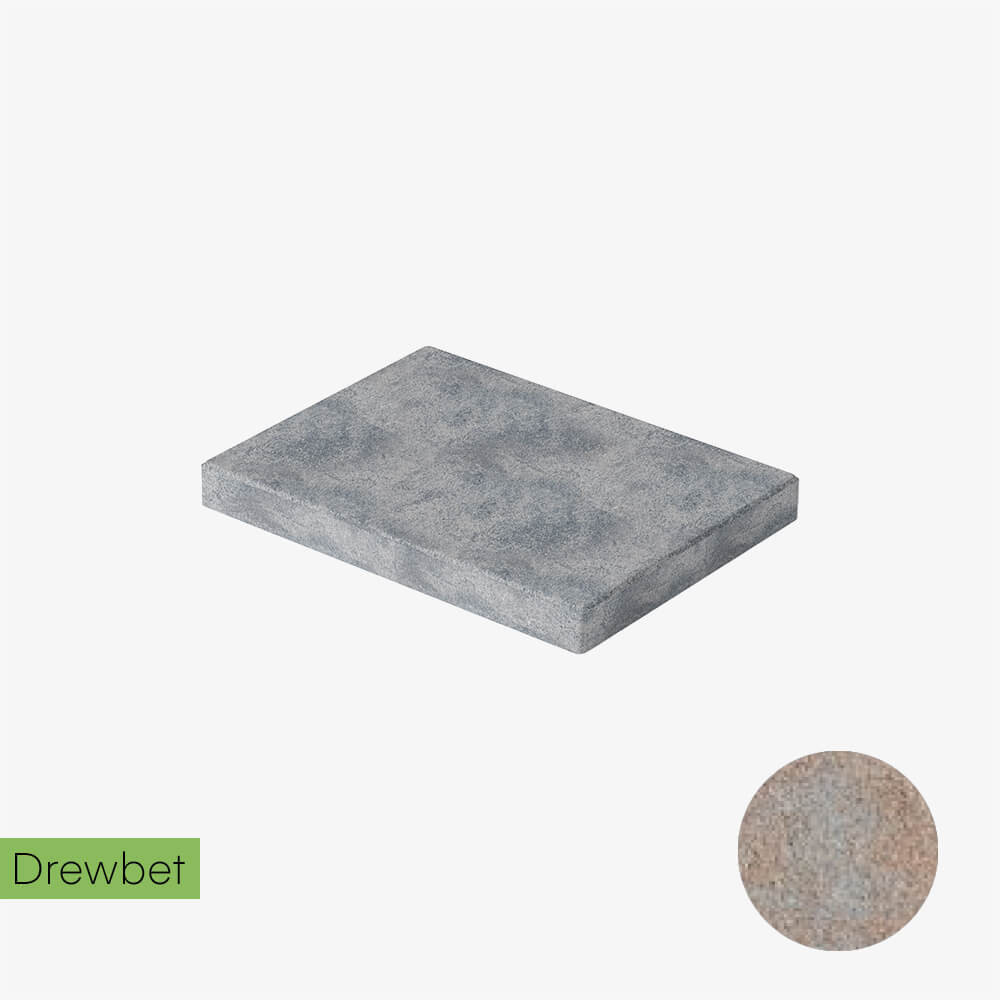 Daszek słupkowy Drewbet Cubo E2 5x50x38 cm piaskowy