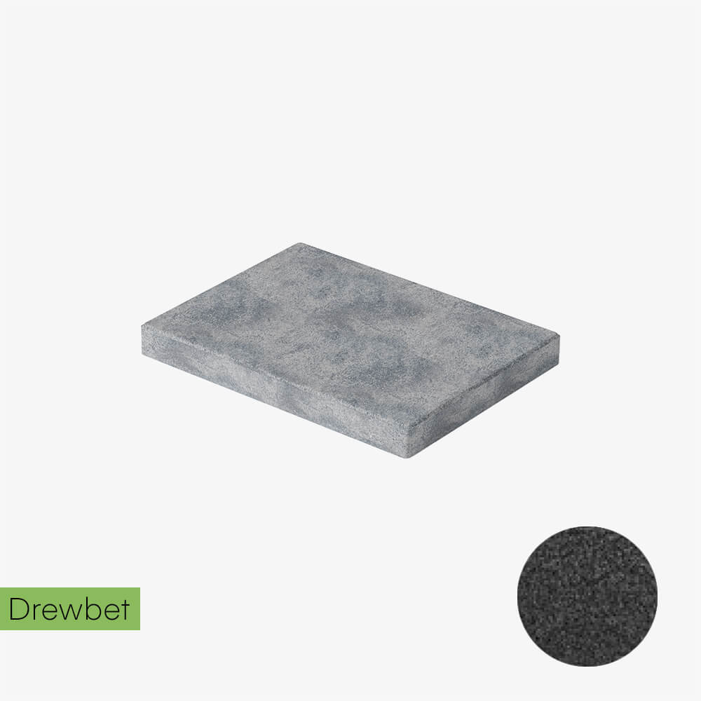 Daszek słupkowy Drewbet Cubo E2 5x50x38 cm grafitowy