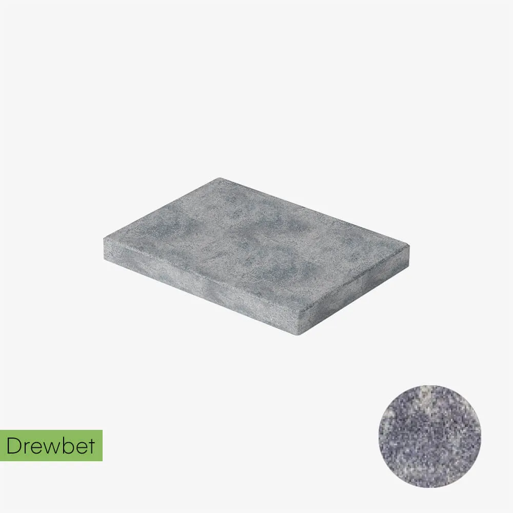 Biało-grafitowy daszek słupkowy Cubo E2 marki Drewbet