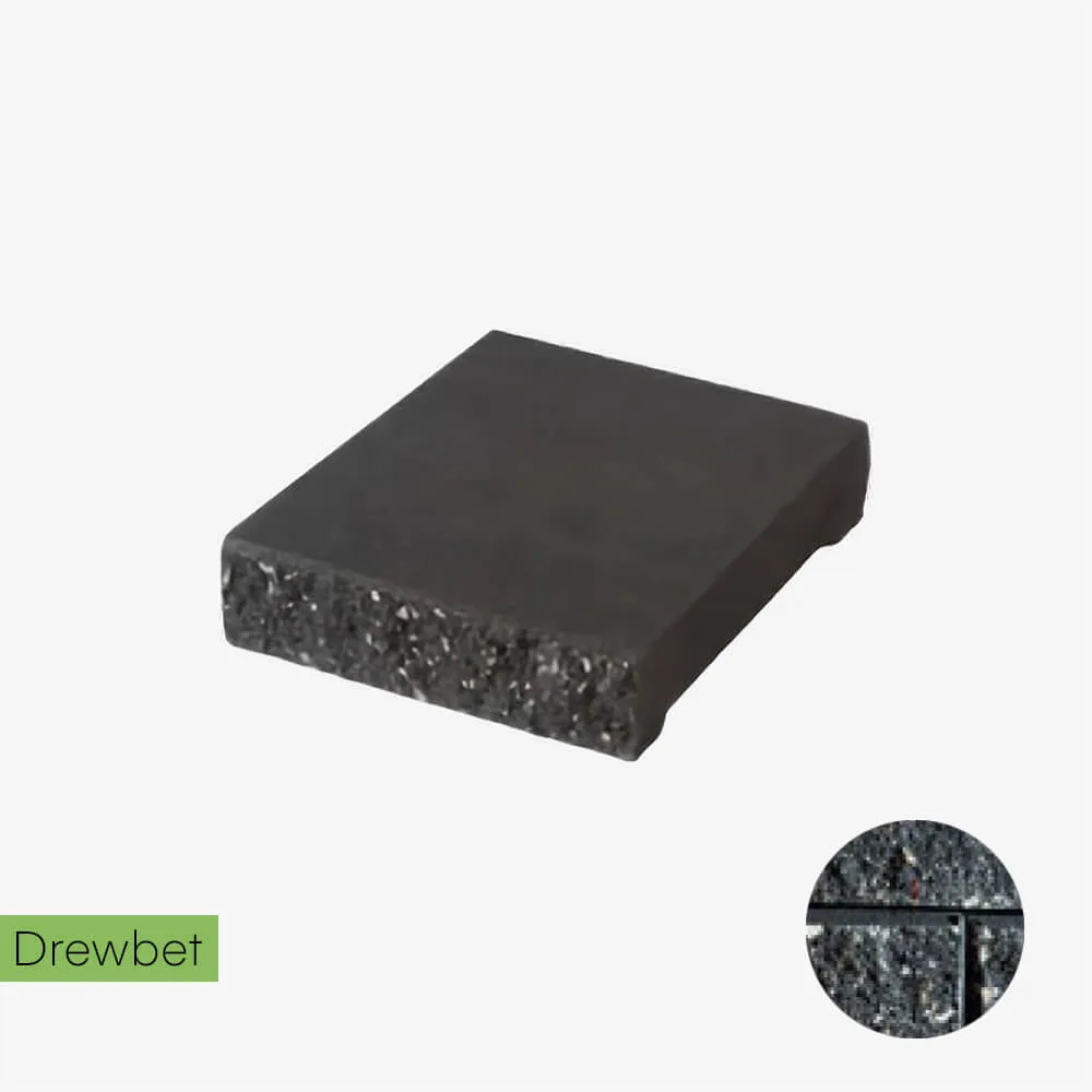 Daszek słupkowo-podmurówkowy Drewbet E14 7x31x25 cm grafitowy