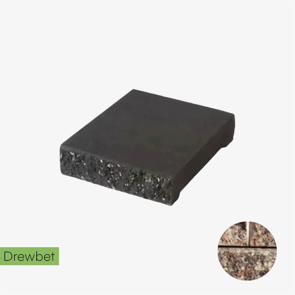 Daszek łupany słupkowo-podmurówkowy Drewbet E14 7x31x25 cm topaz