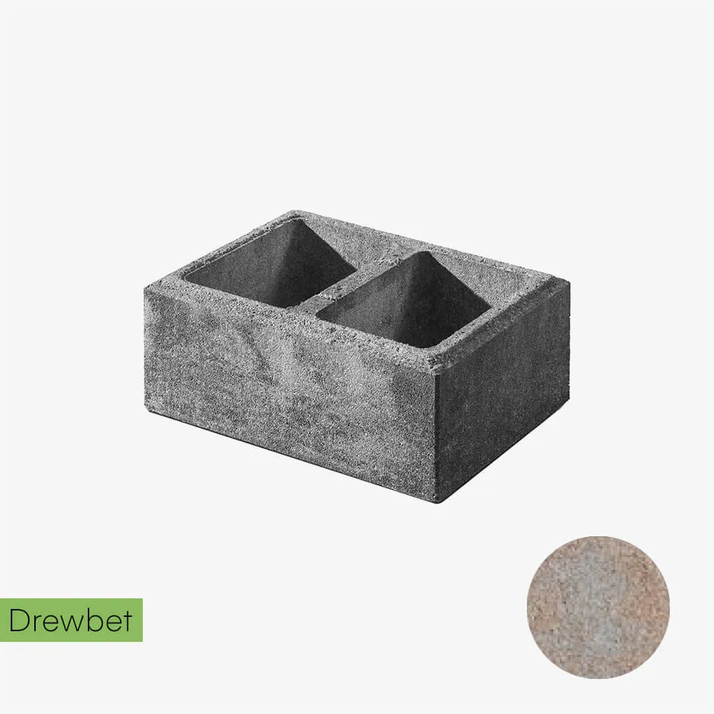 Pustak słupkowy Drewbet Cubo K2 19x50x38 cm piaskowy