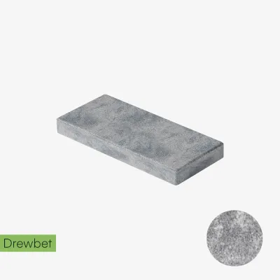 Daszek podmurówkowy Drewbet Cubo E1 5x50x22 cm szaro-biały