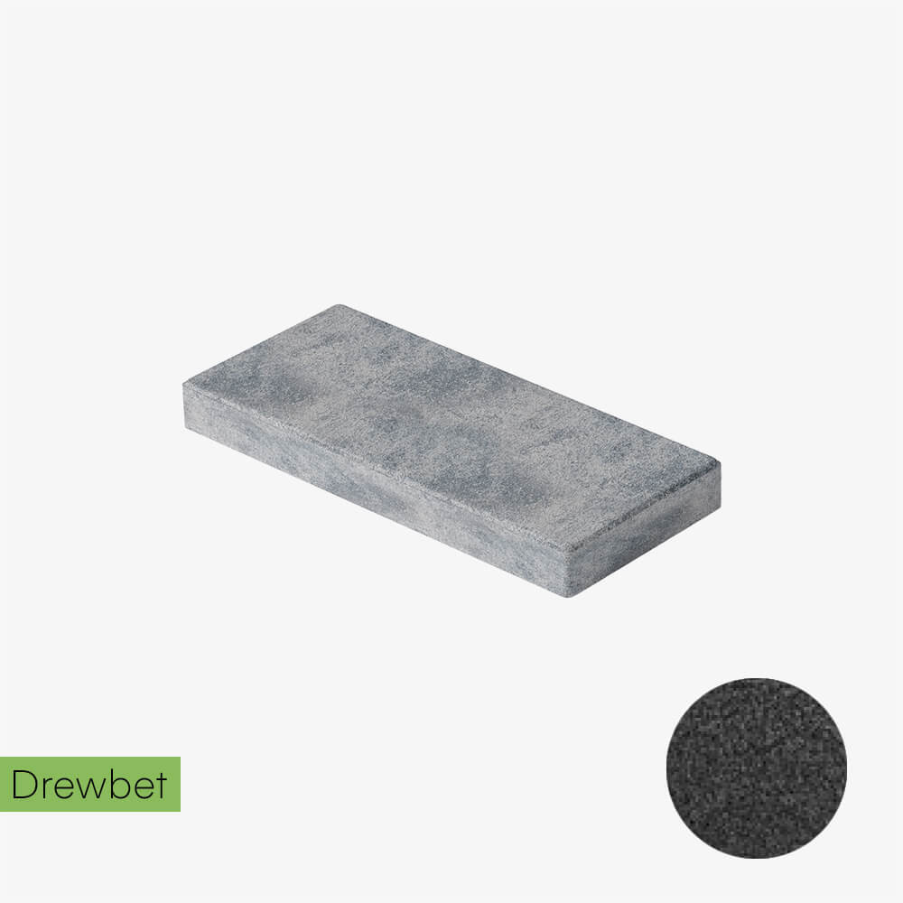 Daszek podmurówkowy Drewbet Cubo E1 5x50x22 cm grafitowy