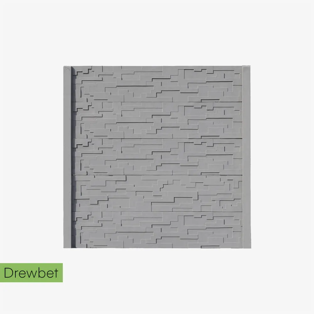 Ogrodzenie betonowe Graf Drewbet - płyta 200x40x4 cm