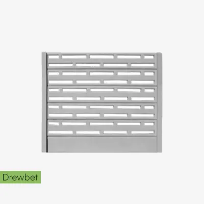 Ogrodzenie betonowe ażurowe Drewbet - płyta 200x25x4 cm