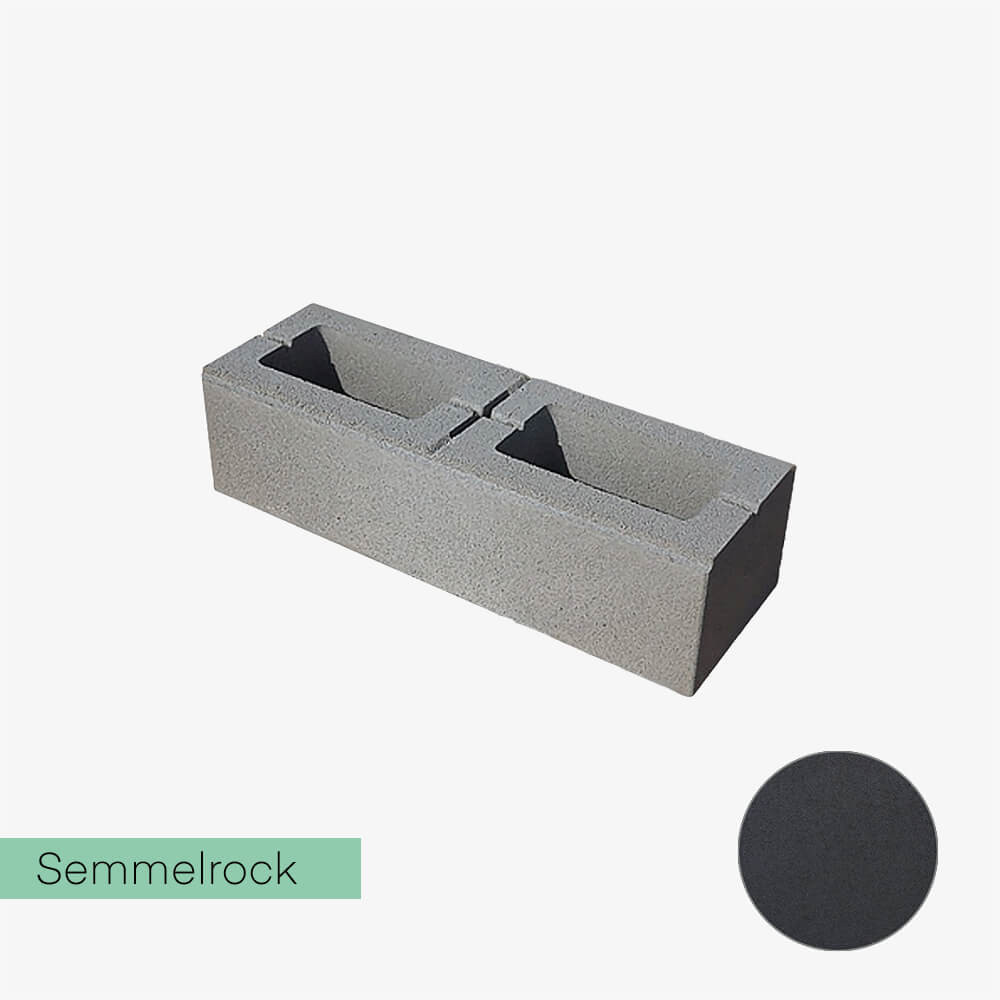 Bloczek ogrodzeniowy - kamień na mur Semmelrock Lordio 60x20x16 cm teneri