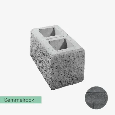 Kamień 3-stronny Semmelrock Sonnblick 40x20x18 cm grafit