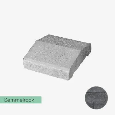 Daszek 2-spadkowy Semmelrock Sonnblick 22,5x28x5/7 cm grafit