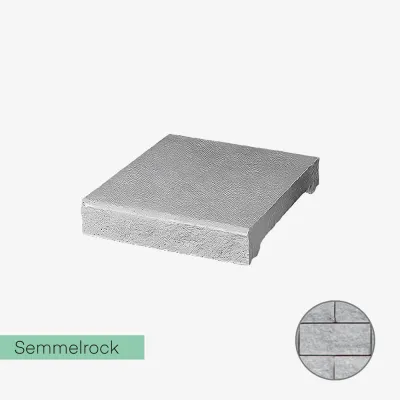 Daszek płaski Semmelrock Sonnblick 22,5x28x5 cm szary granit